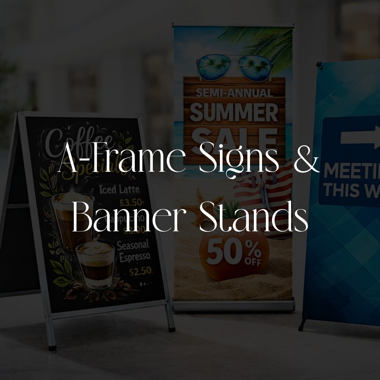 A-Frame Signs & Banner Stands - SFPlasticSignSupply