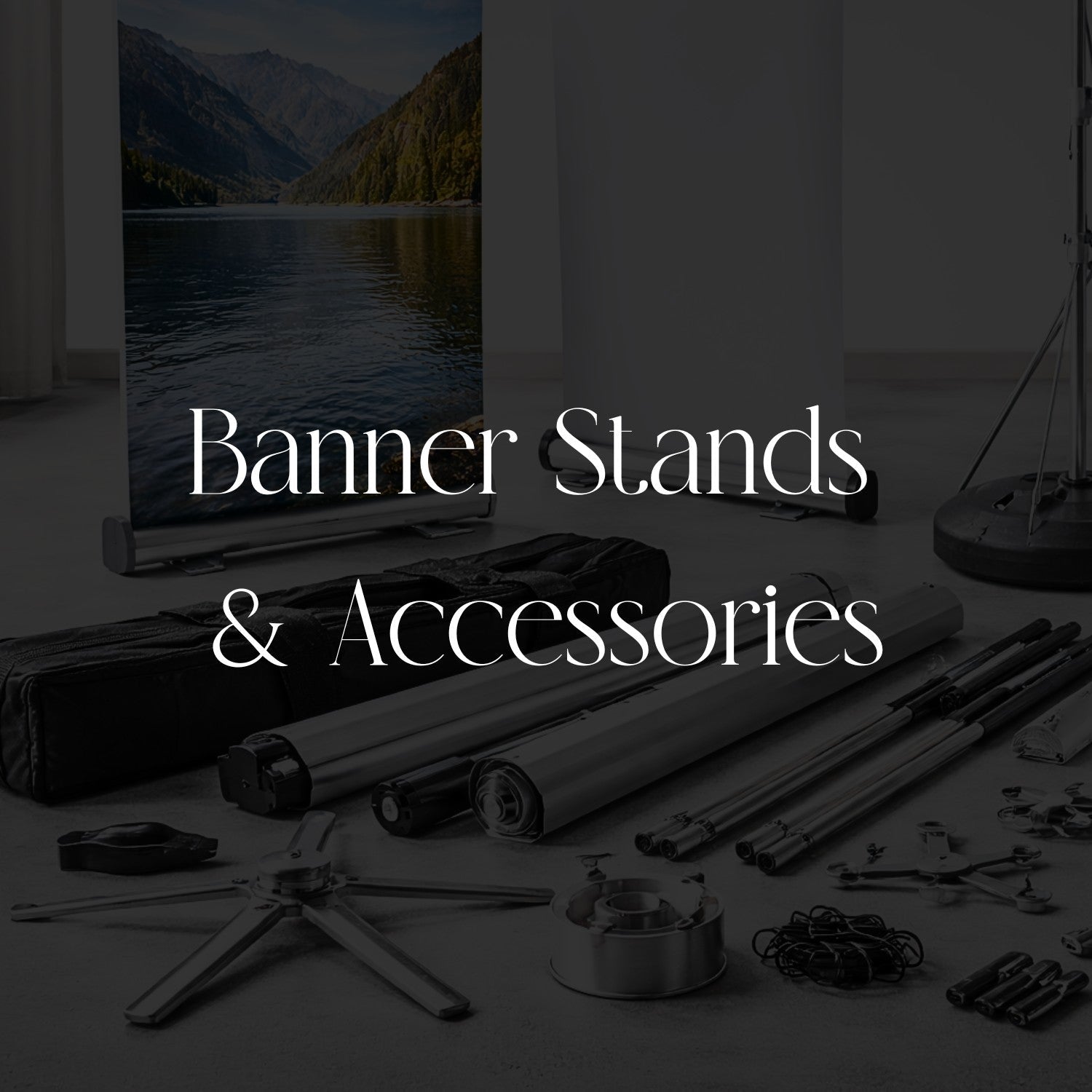 Banner Stands and Accessories - SFPlasticSignSupply