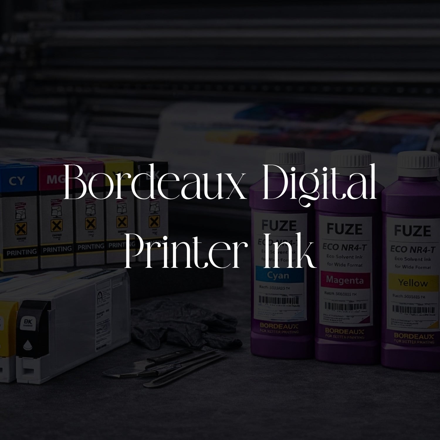 Bordeaux Digital Printer Ink - SFPlasticSignSupply