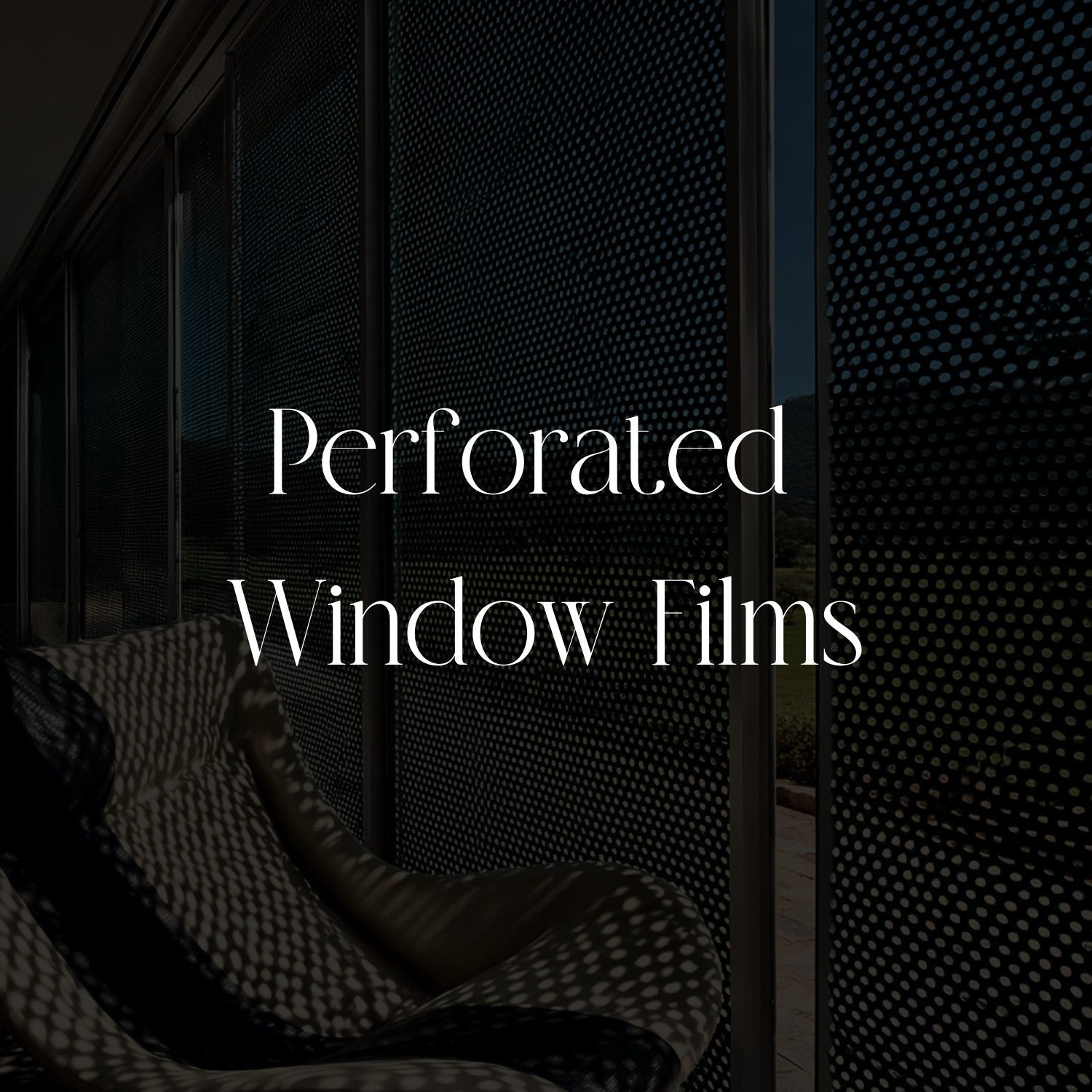 Perforated Window Films - SFPlasticSignSupply