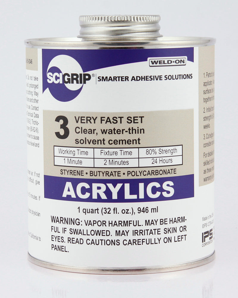 Scigrip Weld-On #3 Adhesive