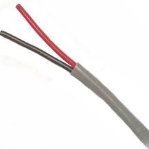 18 AWG 2 Conductor Grey LED Wire 1000 ft