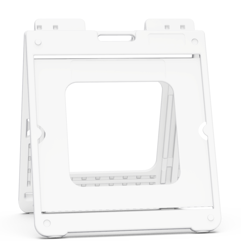 20"X20" WHITE SIMPO SQUARE A-FRAME