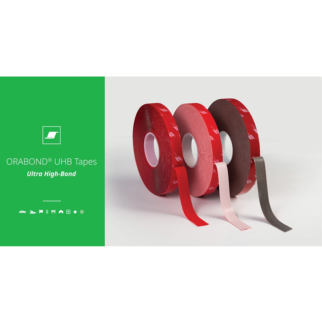 1.00"X36 YARDS ORABOND® UHB 3110 White Ultra High Bond Tape