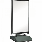 Plasticade Base Windsign-Ii A-Frame With Snap Frame 24 x 36 Gloss Black