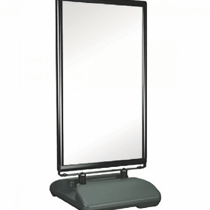 Plasticade Base Windsign-Ii A-Frame With Snap Frame 24 x 36 Gloss Black