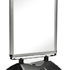 Plasticade Base Windsign-Ii A-Frame With Snap Frame 24 x 36 Satin Silver