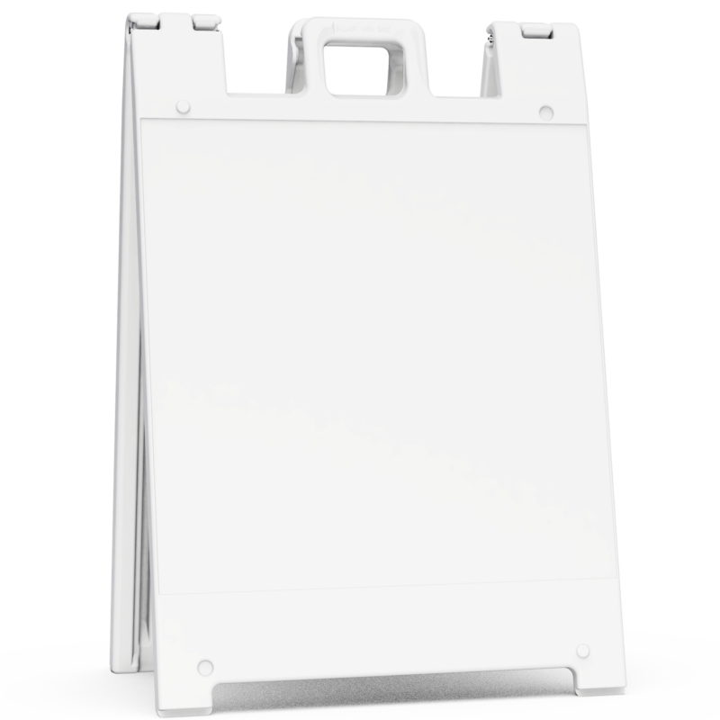 24"X24" WHITE SQUARECADE™ 36 A-FRAME