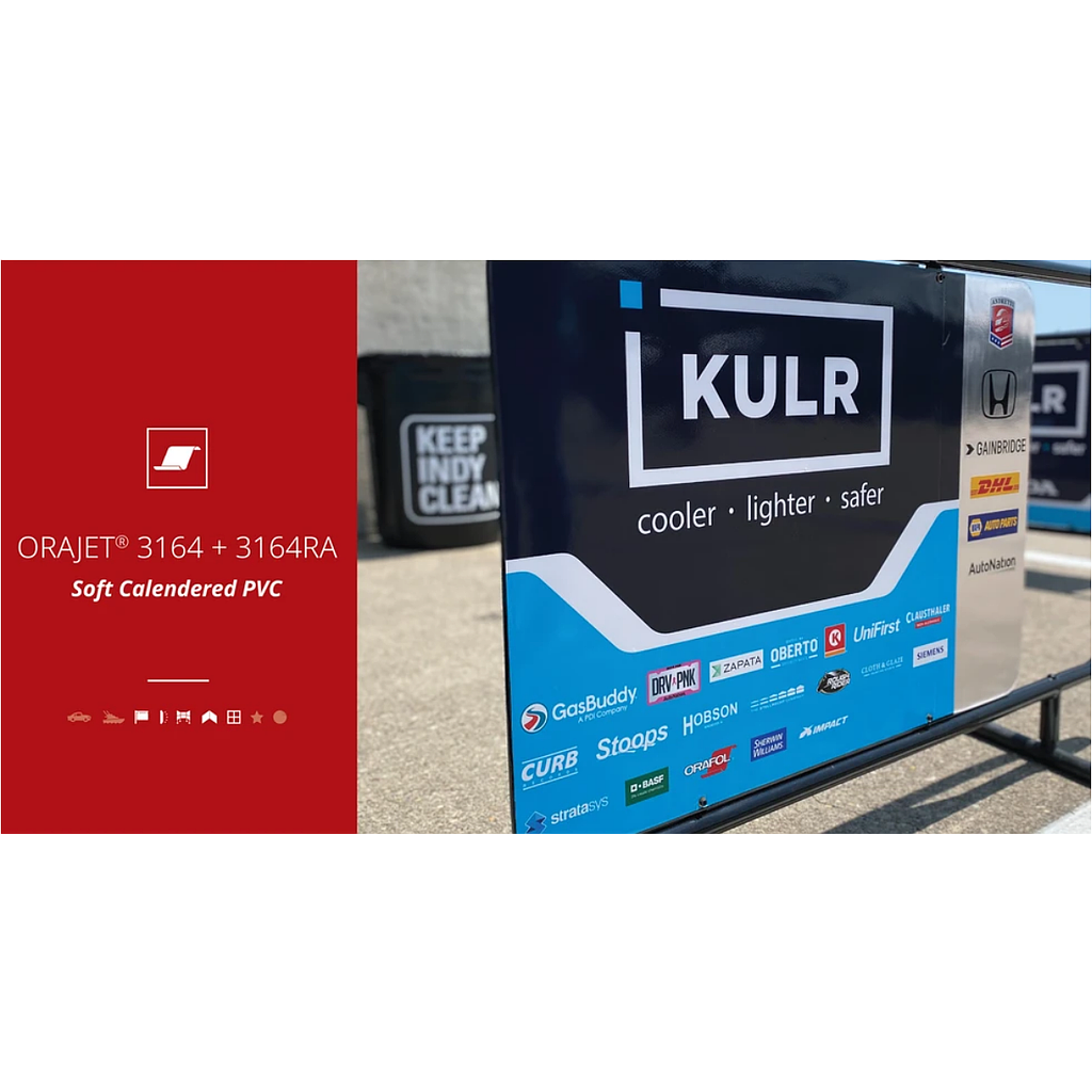 54"X50 Yards - Matte Orajet® Soft Calendered PVC Digital Media with RapidAir® Technology