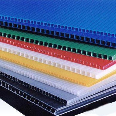 4MM Black Fluted Polypropylene Sheet 48 x 96
