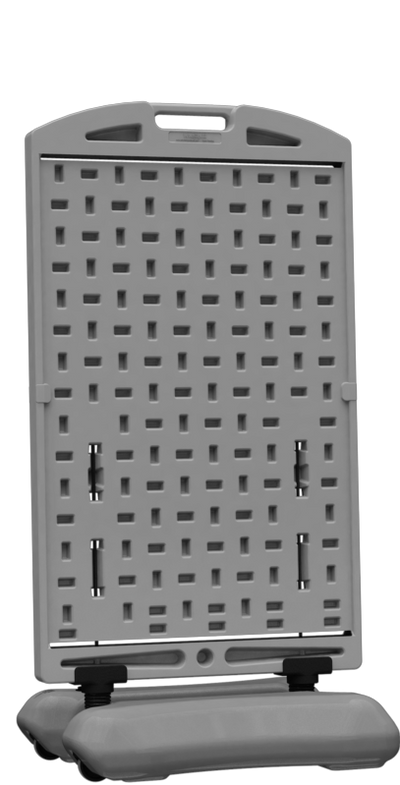 28"X44" GREY WINDSIGN-DELUXE A-FRAME W/ QUICK-CHANGE FRAME