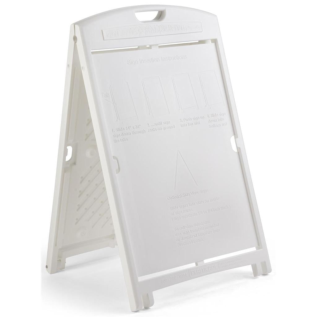 24"X36" WHITE METROPOLITAN A-FRAME
