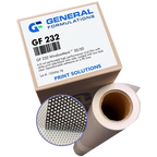 General Formulation 232 WindowMark™ UV Digital OUTFRONT Approved 6.0 mil - Matte White Perforated 50/50 Film