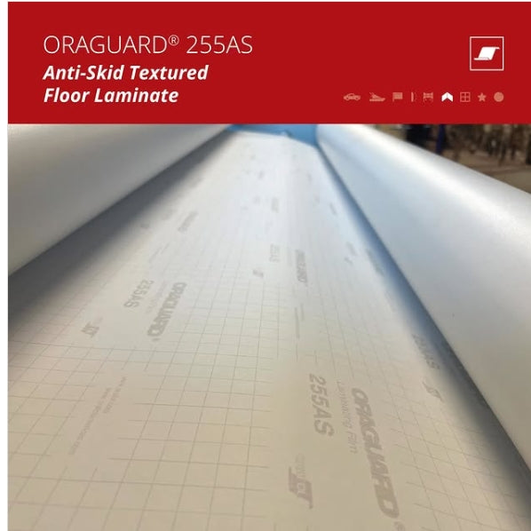 Orafol Oraguard 255AS SKID-RESISTANT PVC LAMINATING FILM FOR HIGH LOAD EXPOSURE