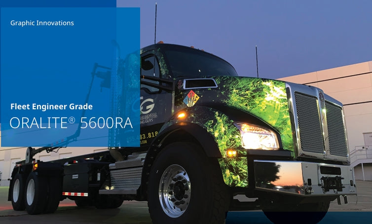 Oralite®5600RA Fleet Engineer Grade White Reflective Vinyl Film