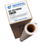 General Formulations 201OPAE New Solvent Adhesive 3.4 mil - Matte White Opaque Vinyl