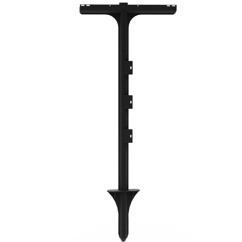 42”HX17”W T-CADE SIGN HOLDER