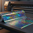 Graphictac 1000-H01X Polymeric Holographic Silver Permanent Vinyl