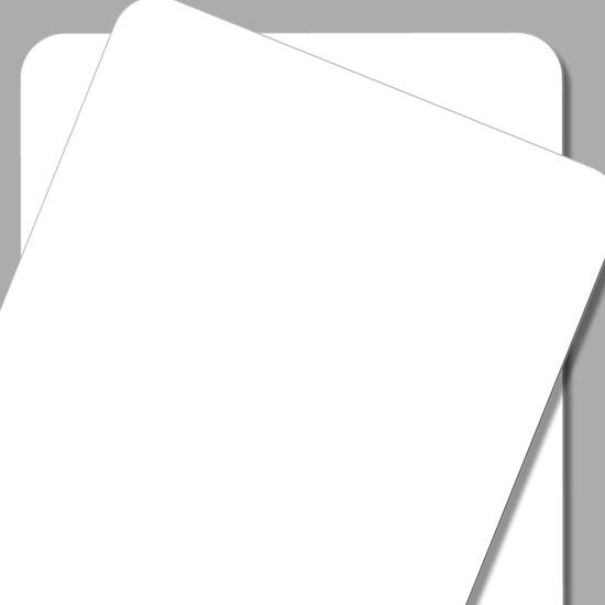 White Aluminum Sign Blank