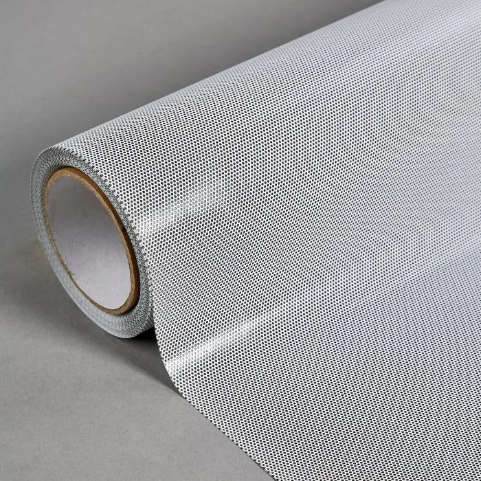 Contra Vision Performance White on Black Perforated Window Film