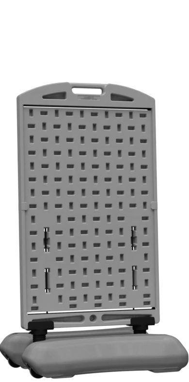 22"X28" GREY WINDSIGN (SMALL) A-FRAME W/ QUICK-CHANGE FRAME