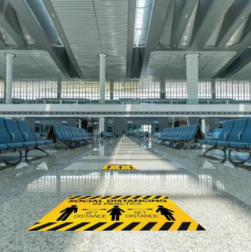 54" x 50yd Mojave Walk-on floor graphic kit white based 4mil vinyl with 6mil embossed over-laminate