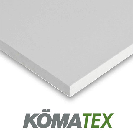 Komatex Expanded PVC Sheet with One-Side Masking