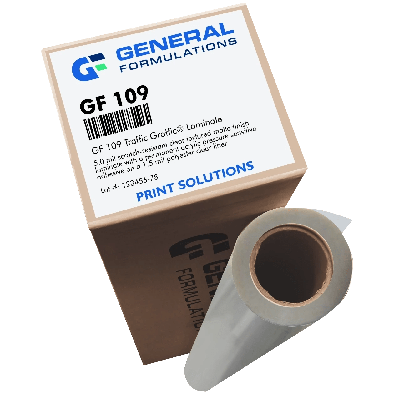 General Formulations GF 109 Traffic Graffic UL Floor Laminate Scratch Resistant Matte Vinyl