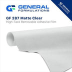 General Formulations GF 287 RoughMark Clear Solvent High-Tack Removable Adhesive