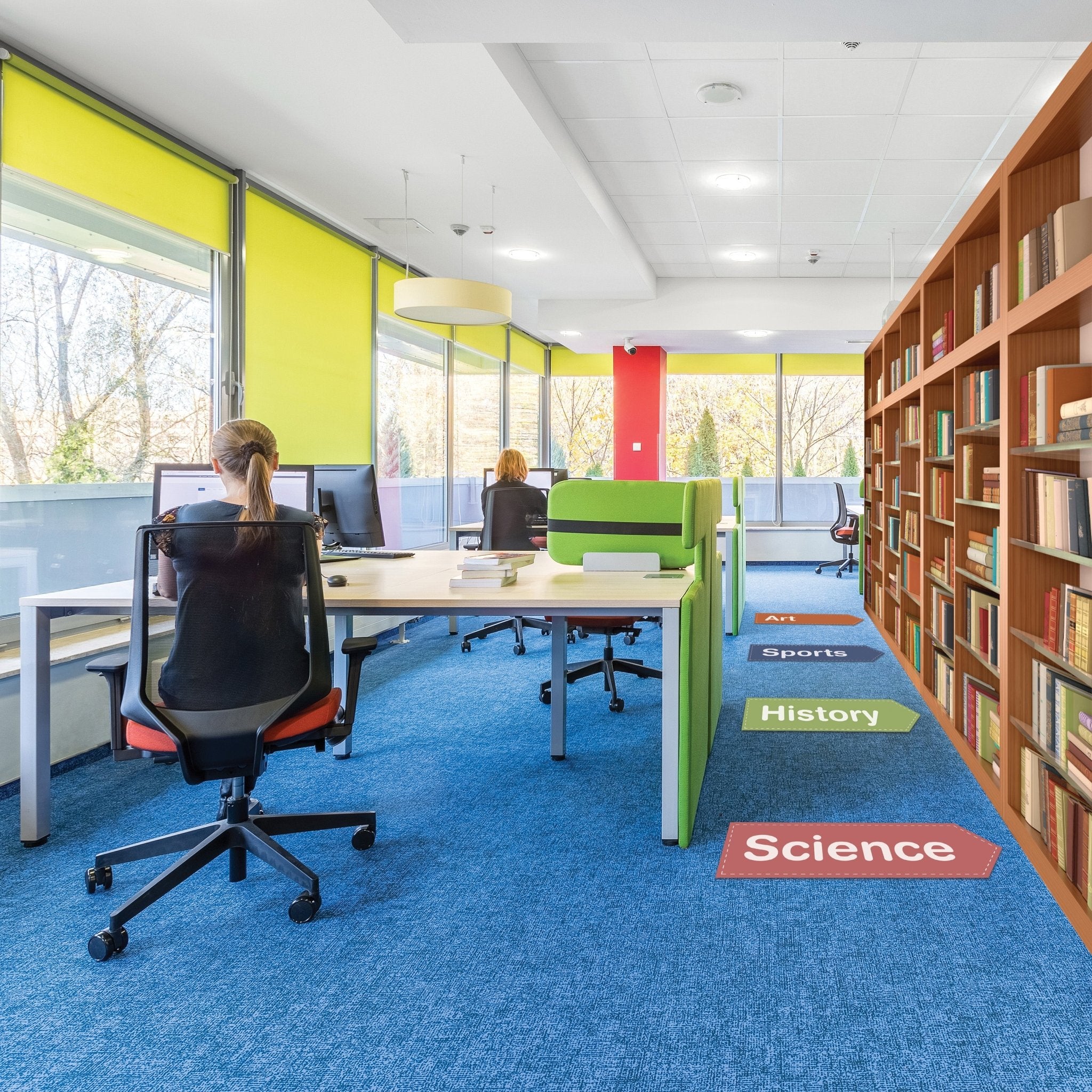 General Formulations® GFC109 Traffic Graffic® UL 5 - mil Scratch - Resistant Textured Matte Floor Laminate - SFPlastics&sSignSupply