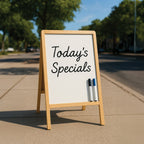 General Formulations® GFC111 Gloss Clear Dry Erase Film - SFPlastics&sSignSupply