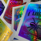 General Formulations® GFC765 6 - mil Rainbow Holographic Film - SFPlastics&sSignSupply