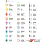 ORACAL 631 Economy Removable Matte Film
