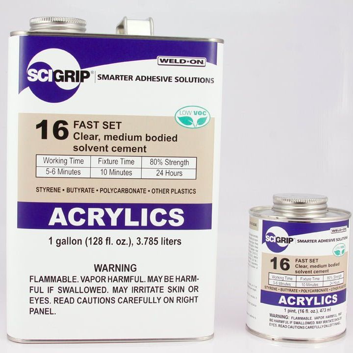 Scigrip Weld - On 16 Adhesive - SFPlastics&sSignSupply